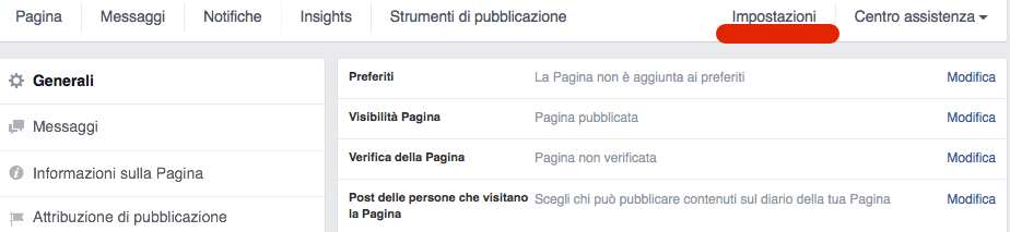 come verificare pagina facebook local