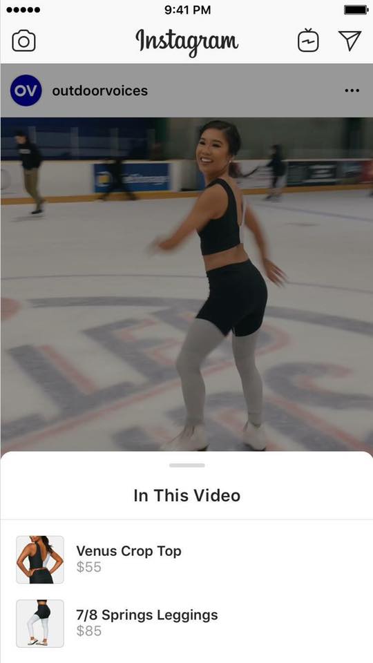 shopping tag video instagram