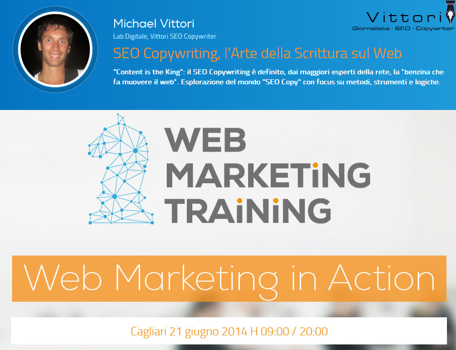 Sarò Relatore al Web Marketing Training 2014